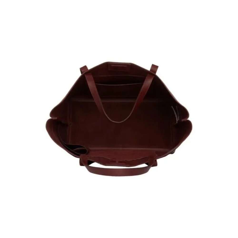 🆕MADEWELL Medium Essential East/West Tote Leather Dark Cabernet Brown - Picture 3 of 7